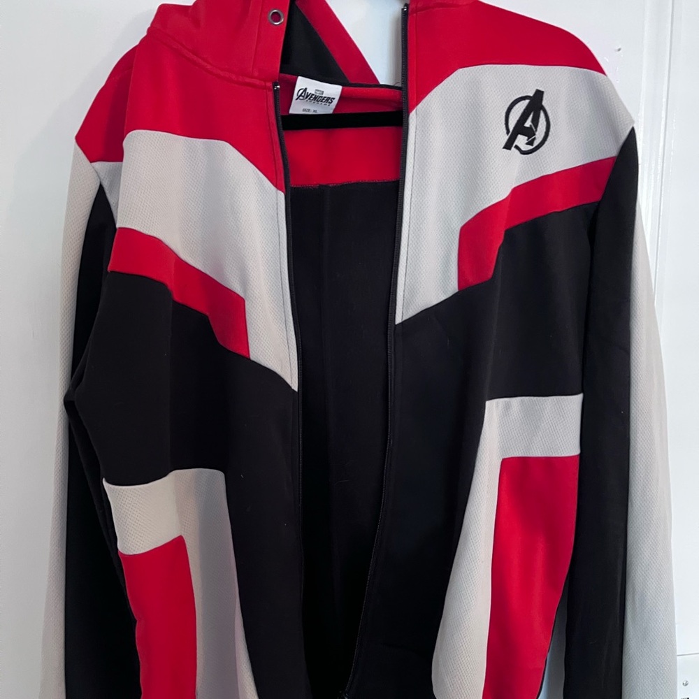 Marvel Avengers Endgame Red and Black Hoodie